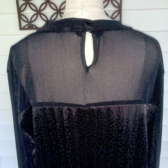 Women’s Elegant Black Sheer long sleeve Women's Dress size 3XL - Picture 7 of 7